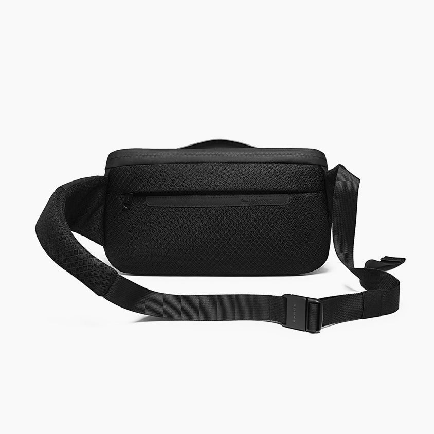 Classic Compact Waist Bag for Daily Use – Bange Ambition #color_black