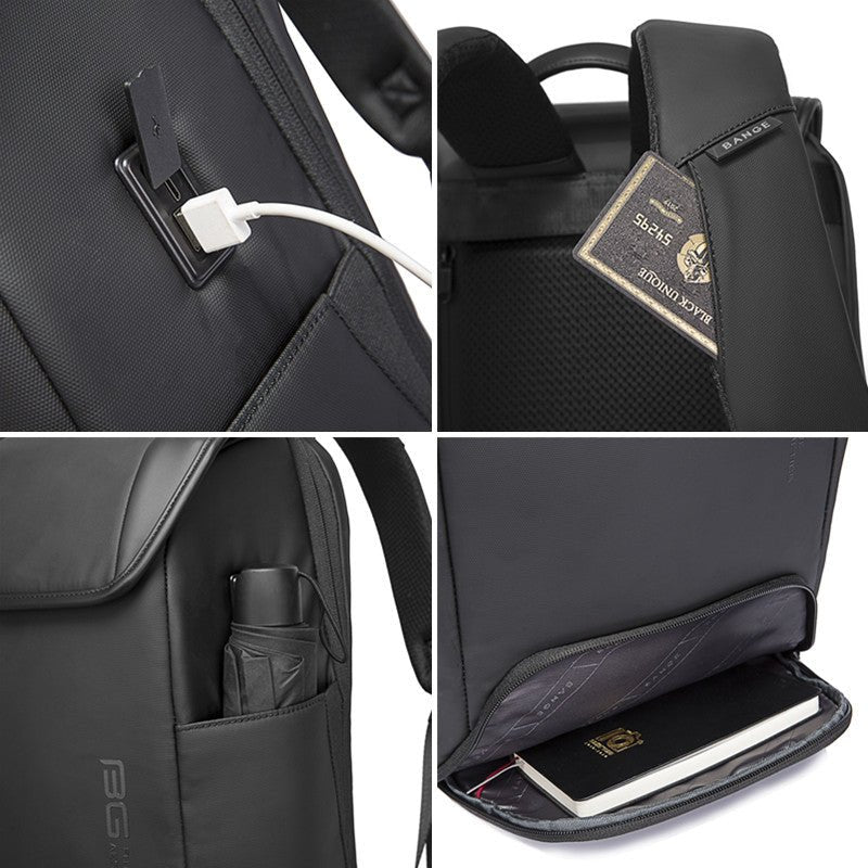 Anti-Theft Waterproof Backpack for 17.3" Laptop – Bange Defend 