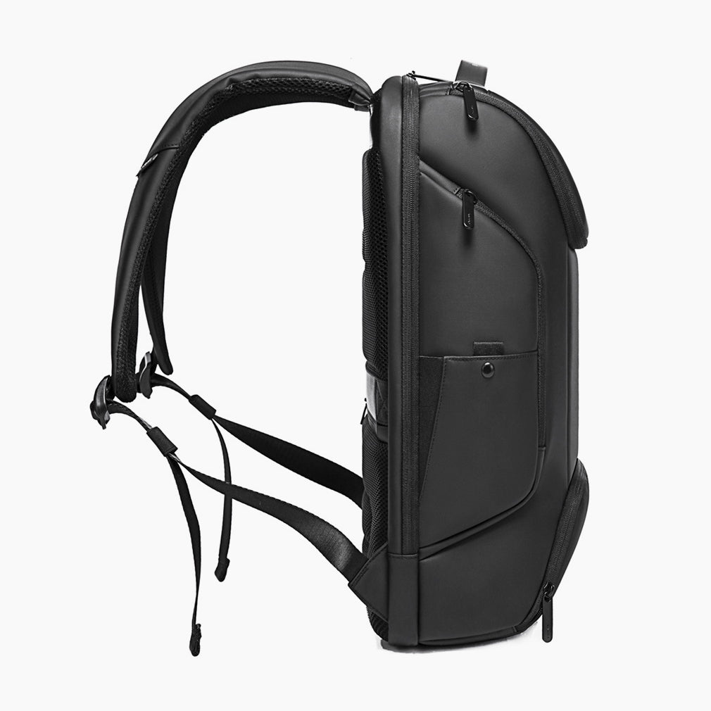 Backpack with USB Port and Waterproof Pocket for 17.3" Laptop – Bange Nova #color_black