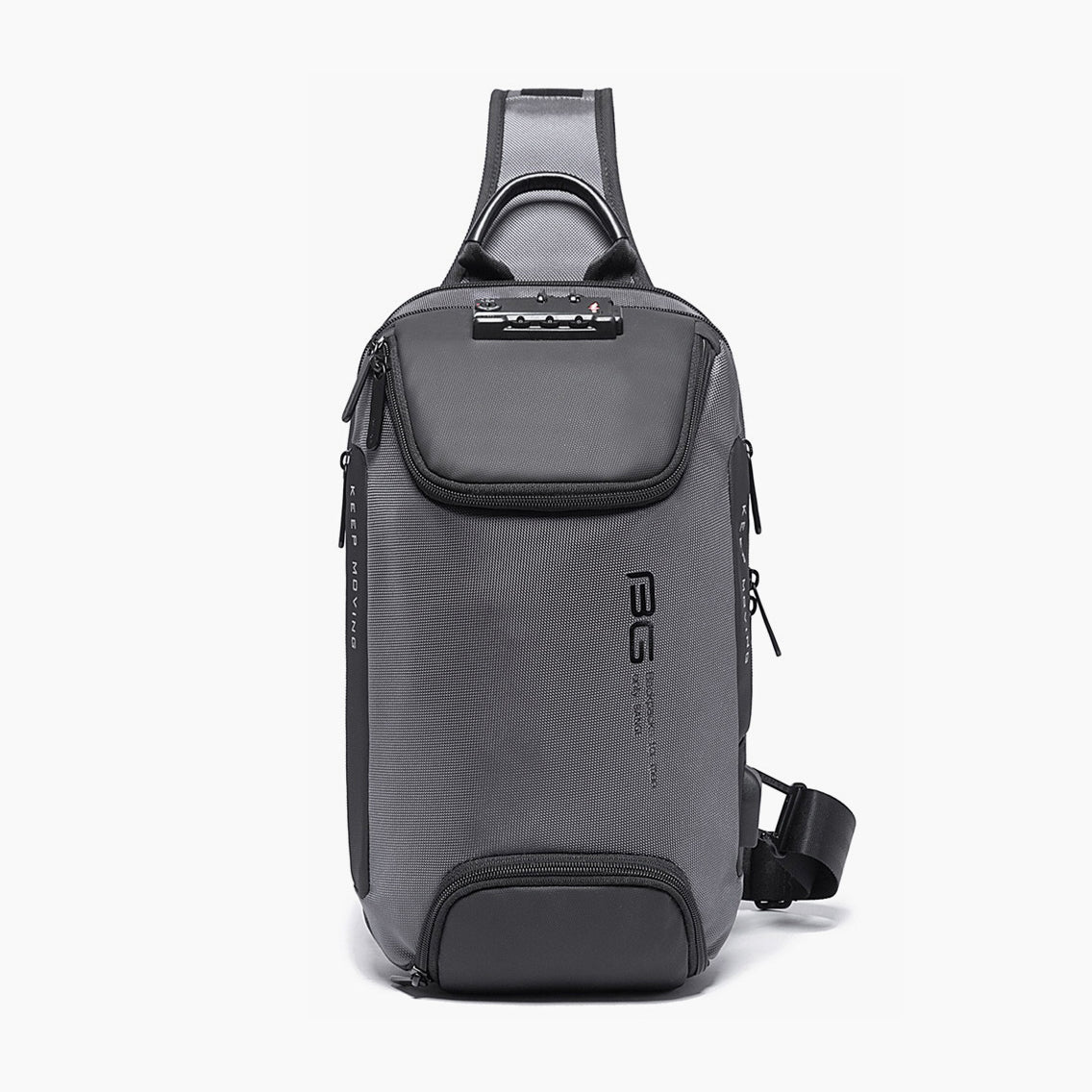 Compact Waterproof Anti-Theft Crossbody Bag – Bange Protec #color_gray