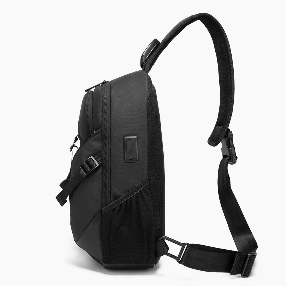 Water-Resistant and Durable Crossbody Bag – Bange Spartan #color_black