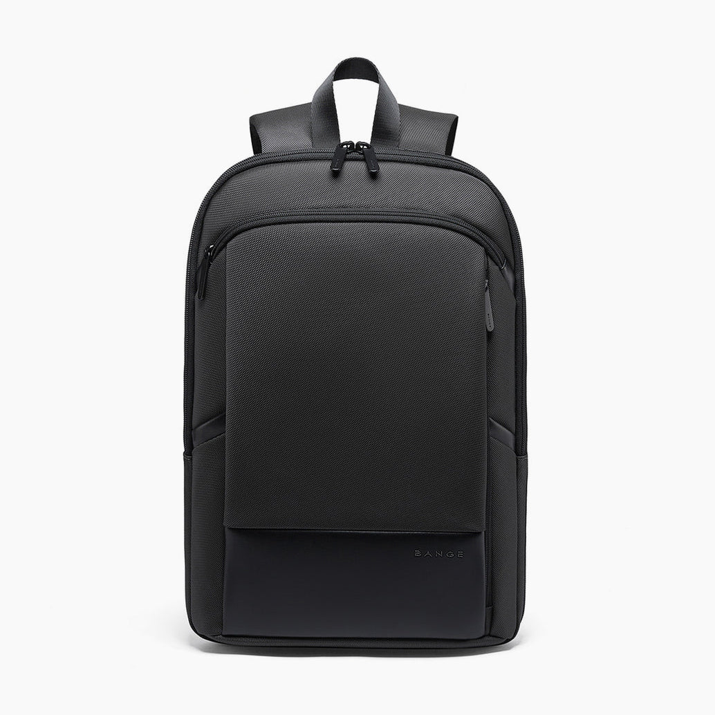 Slim Executive Backpack for 15.6" Laptop – Ultra-Thin & Lightweight – Bange Svelty #color_black