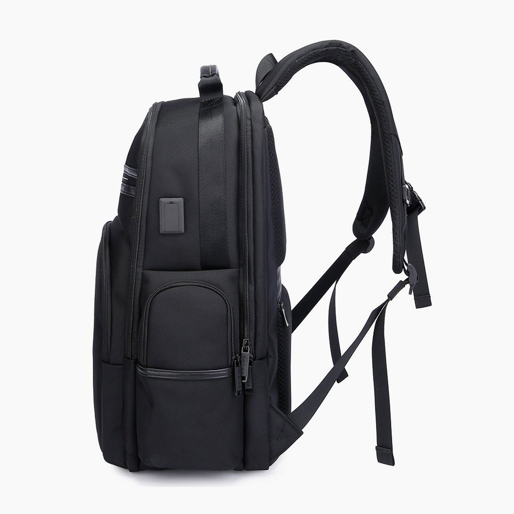 Urban Backpack with Modern Design for 17.3” Laptop – Bange Torino II #color_black