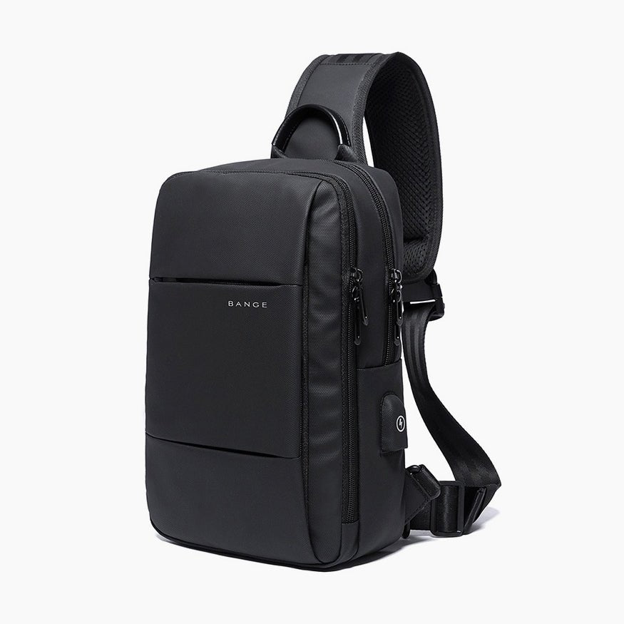 Compact Professional Crossbody Bag – Lightweight & Sleek Design – Bange Transity-S #color_black